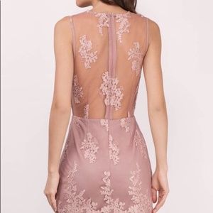 Tobi One Night Pink Lace Dress size M